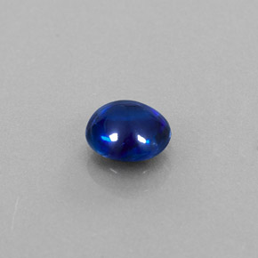 0.96 ct Blue Kyanite Stone, Natural Kyanite in Round Cabochon Shape for Sale