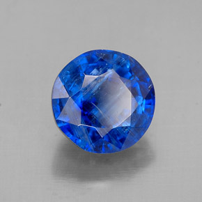 1.82 ct Blue Kyanite Stone, Natural Kyanite in Round Facet Shape for Sale