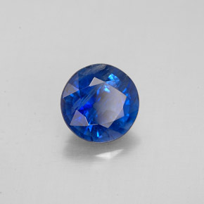 1.61 ct Blue Kyanite Stone, Natural Kyanite in Round Facet Shape for Sale