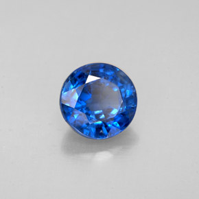 1.73 ct Blue Kyanite Stone, Natural Kyanite in Round Facet Shape for Sale