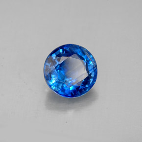 1.80 ct Blue Kyanite Stone, Natural Kyanite in Round Facet Shape for Sale