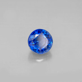 1.33 ct Blue Kyanite Stone, Natural Kyanite in Round Facet Shape for Sale