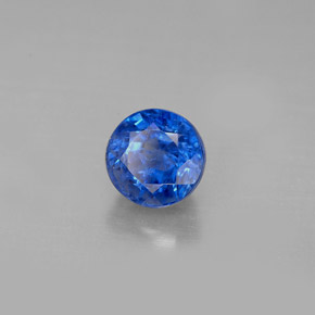 1.54 ct Blue Kyanite Stone, Natural Kyanite in Round Facet Shape for Sale