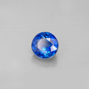 1.49 ct Blue Kyanite Stone, Natural Kyanite in Round Facet Shape for Sale