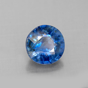 1.05 ct Blue Kyanite Stone, Natural Kyanite in Round Facet Shape for Sale