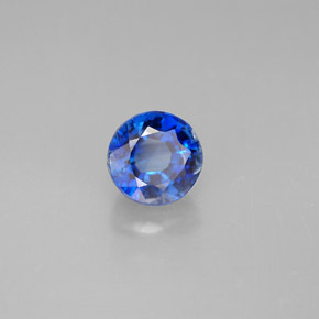 1.41 ct Blue Kyanite Stone, Natural Kyanite in Round Facet Shape for Sale