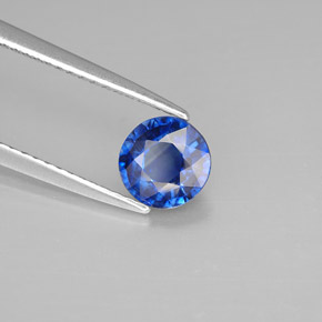 0.96 ct Blue Kyanite Stone, Natural Kyanite in Round Facet Shape for Sale
