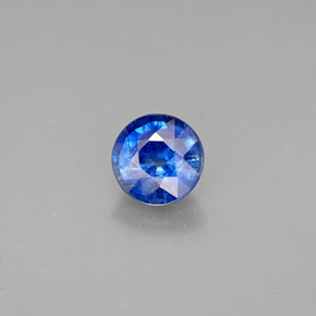 1.16 ct Blue Kyanite Gemstone, Kyanite Gem in Round Facet Shape for Sale.