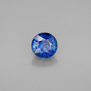 1.16 ct Blue Kyanite Stone, Natural Kyanite in Round Facet Shape for Sale