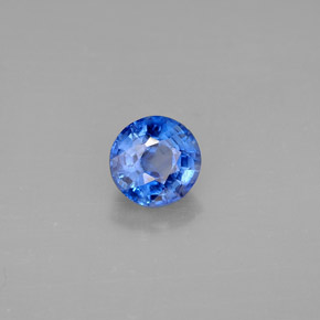 1.15 ct Blue Kyanite Stone, Natural Kyanite in Round Facet Shape for Sale