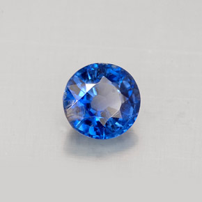 1.02 ct Blue Kyanite Stone, Natural Kyanite in Round Facet Shape for Sale