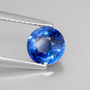 1.17 ct Blue Kyanite Stone, Natural Kyanite in Round Facet Shape for Sale