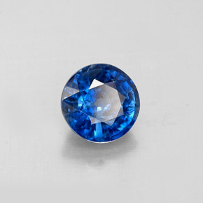 1.13 ct Blue Kyanite Stone, Natural Kyanite in Round Facet Shape for Sale