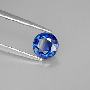 1.05 ct Blue Kyanite Stone, Natural Kyanite in Round Facet Shape for Sale