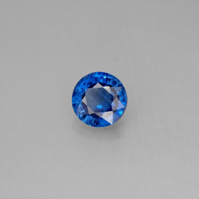 1.04 ct Blue Kyanite Stone, Natural Kyanite in Round Facet Shape for Sale