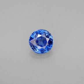 1.11 ct Blue Kyanite Gemstone, Kyanite Gem in Round Facet Shape for Sale.