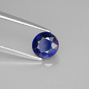 1.20 ct Blue Kyanite Stone, Natural Kyanite in Round Facet Shape for Sale