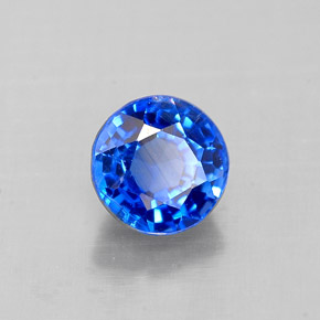 0.78 ct Blue Kyanite Stone, Natural Kyanite in Round Facet Shape for Sale