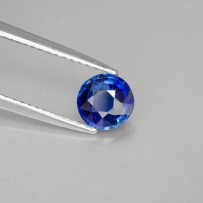 0.86 ct Blue Kyanite Stone, Natural Kyanite in Round Facet Shape for Sale