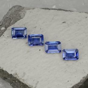 5.30 ctw Blue Kyanite Gemstones, Kyanite Gems in Octagon Step Cut Shape for Sale.