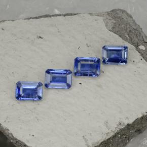 5.30 ctw Blue Kyanite Stones, Natural Kyanite in Octagon Step Cut Shape for Sale