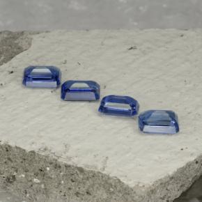 Kyanite Gemstones in 7 x 5 mm (calibrated) Size for Sale, Kyanite Stones in Deep Blue Color