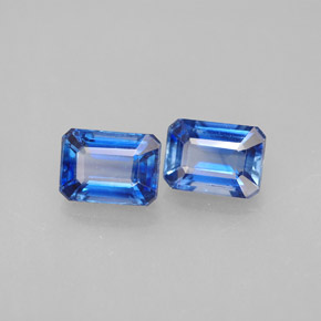 2.70 ct Blue Kyanite Stone, Natural Kyanite in Octagon Facet Shape for Sale