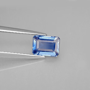 1.47 ct Blue Kyanite Stone, Natural Kyanite in Octagon Facet Shape for Sale