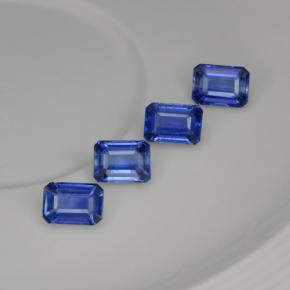 5.62 ctw Blue Kyanite Gemstones, Kyanite Gems in Octagon Step Cut Shape for Sale.