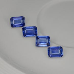5.62 ctw Blue Kyanite Stones, Natural Kyanite in Octagon Step Cut Shape for Sale