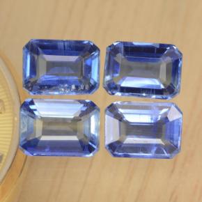 4.90 ctw Blue Kyanite Stones, Natural Kyanite in Octagon Step Cut Shape for Sale