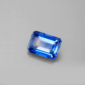 1.09 ct Blue Kyanite Stone, Natural Kyanite in Octagon Facet Shape for Sale