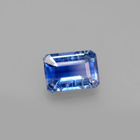 1.26 ct Blue Kyanite Stone, Natural Kyanite in Octagon Facet Shape for Sale