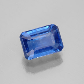 1.36 ct Blue Kyanite Stone, Natural Kyanite in Octagon Facet Shape for Sale