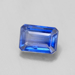 1.29 ct Blue Kyanite Stone, Natural Kyanite in Octagon Facet Shape for Sale