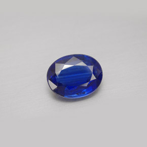 2.37 ct Blue Kyanite Stone, Natural Kyanite in Oval Facet Shape for Sale