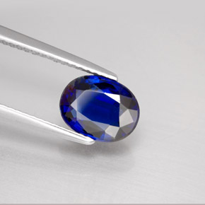 2.33 ct Blue Kyanite Stone, Natural Kyanite in Oval Facet Shape for Sale