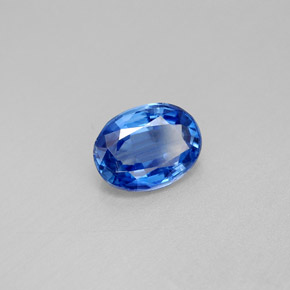 2.17 ct Blue Kyanite Stone, Natural Kyanite in Oval Facet Shape for Sale