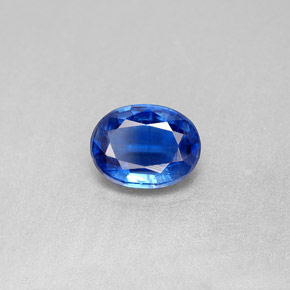 2.17 ct Blue Kyanite Stone, Natural Kyanite in Oval Facet Shape for Sale