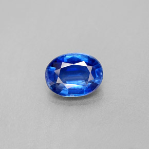 2.29 ct Blue Kyanite Gemstone, Kyanite Gem in Oval Facet Shape for Sale.