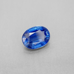 2.29 ct Blue Kyanite Stone, Natural Kyanite in Oval Facet Shape for Sale