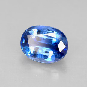 2.48 ct Blue Kyanite Stone, Natural Kyanite in Oval Facet Shape for Sale