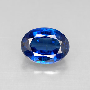 2.44 ct Blue Kyanite Gemstone, Kyanite Gem in Oval Facet Shape for Sale.