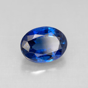 2.44 ct Blue Kyanite Stone, Natural Kyanite in Oval Facet Shape for Sale