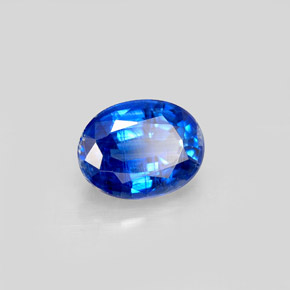 2.26 ct Blue Kyanite Stone, Natural Kyanite in Oval Facet Shape for Sale