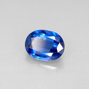 2.20 ct Blue Kyanite Stone, Natural Kyanite in Oval Facet Shape for Sale