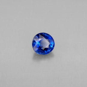 0.71 ct Blue Kyanite Stone, Natural Kyanite in Round Facet Shape for Sale