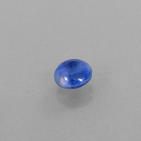 0.91 ct Blue Kyanite Stone, Natural Kyanite in Round Cabochon Shape for Sale