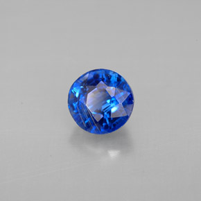 1.24 ct Blue Kyanite Stone, Natural Kyanite in Round Facet Shape for Sale