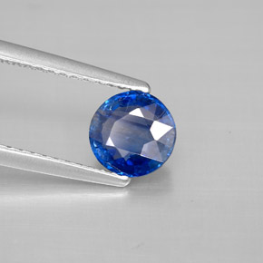 1.13 ct Blue Kyanite Stone, Natural Kyanite in Round Facet Shape for Sale